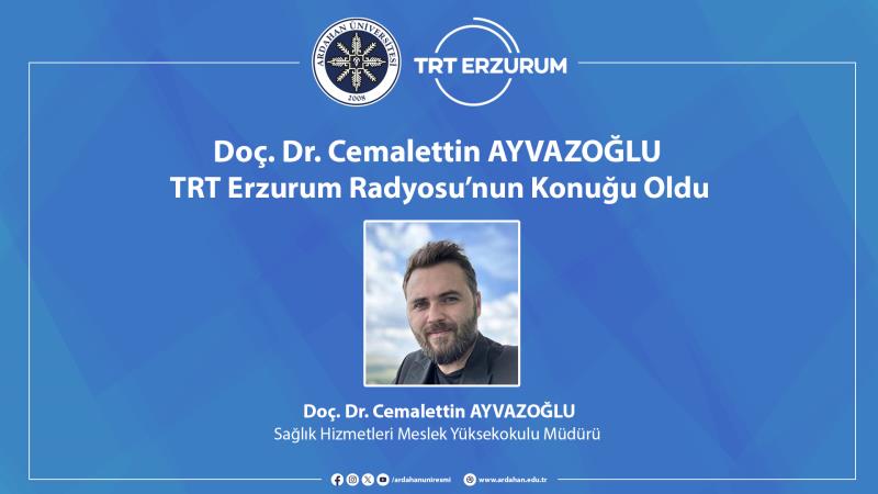 SHMYO Müdürümüz Buzağı Ölüm Oranlarını Düşürmenin Yollarını TRT Erzurum Radyosu’nda Anlattı