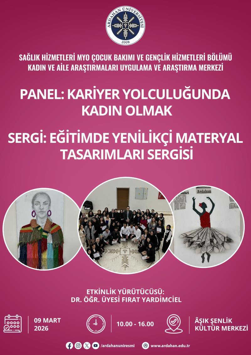Eğitimde Yenilikçi Materyal Tasarımları Sergisi Afişi