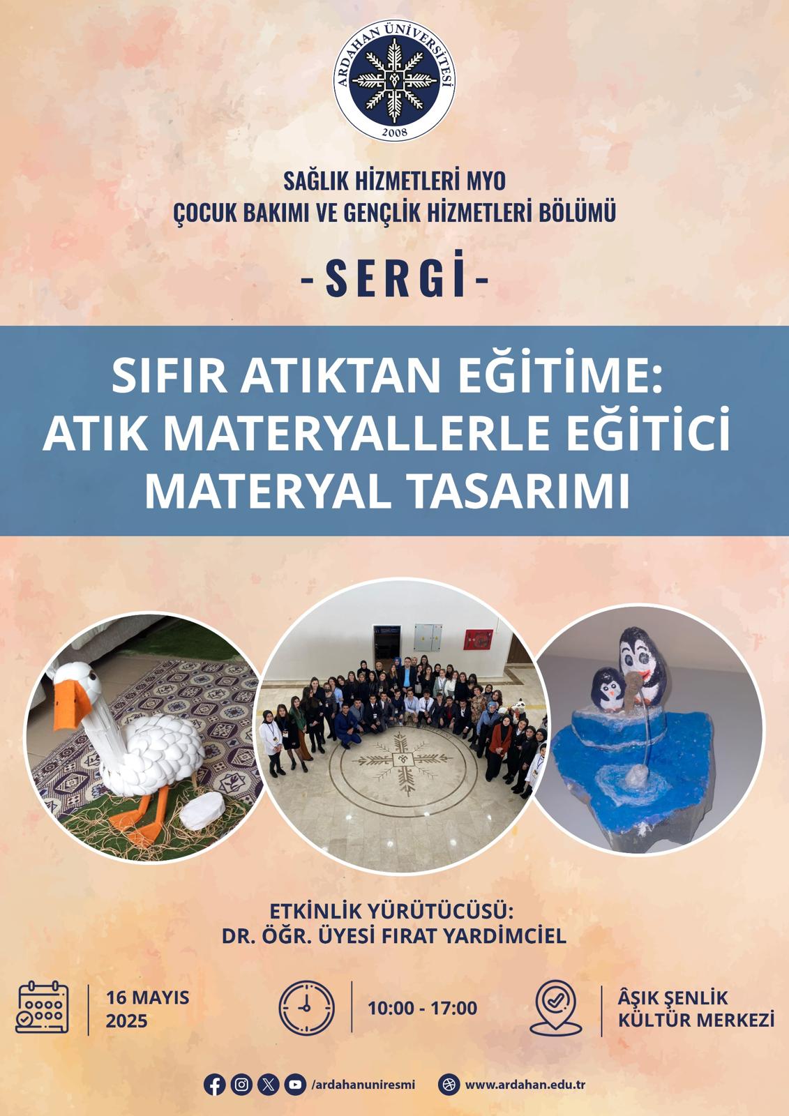 Sıfır Atıktan Eğitime Sergisi Afişi