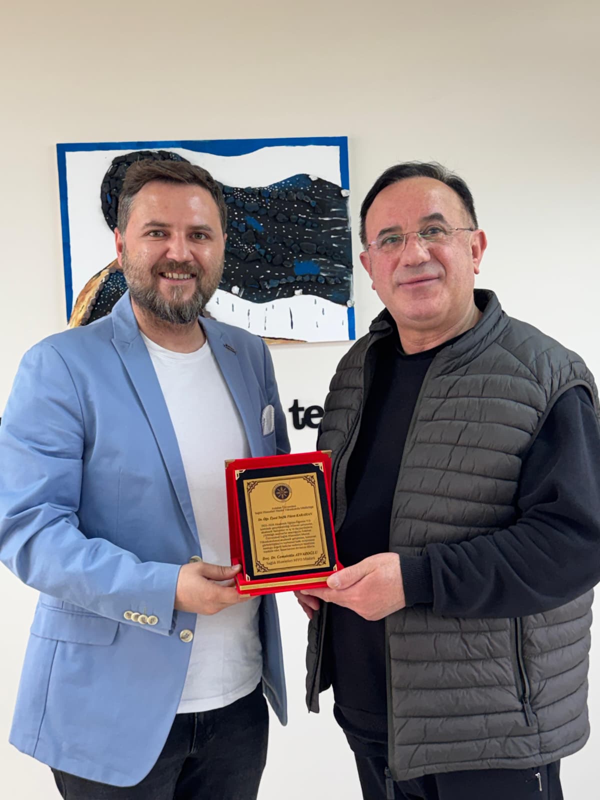 Sağlık Hizmetleri MYO’da Teşekkür Plaketi Takdimi - 3